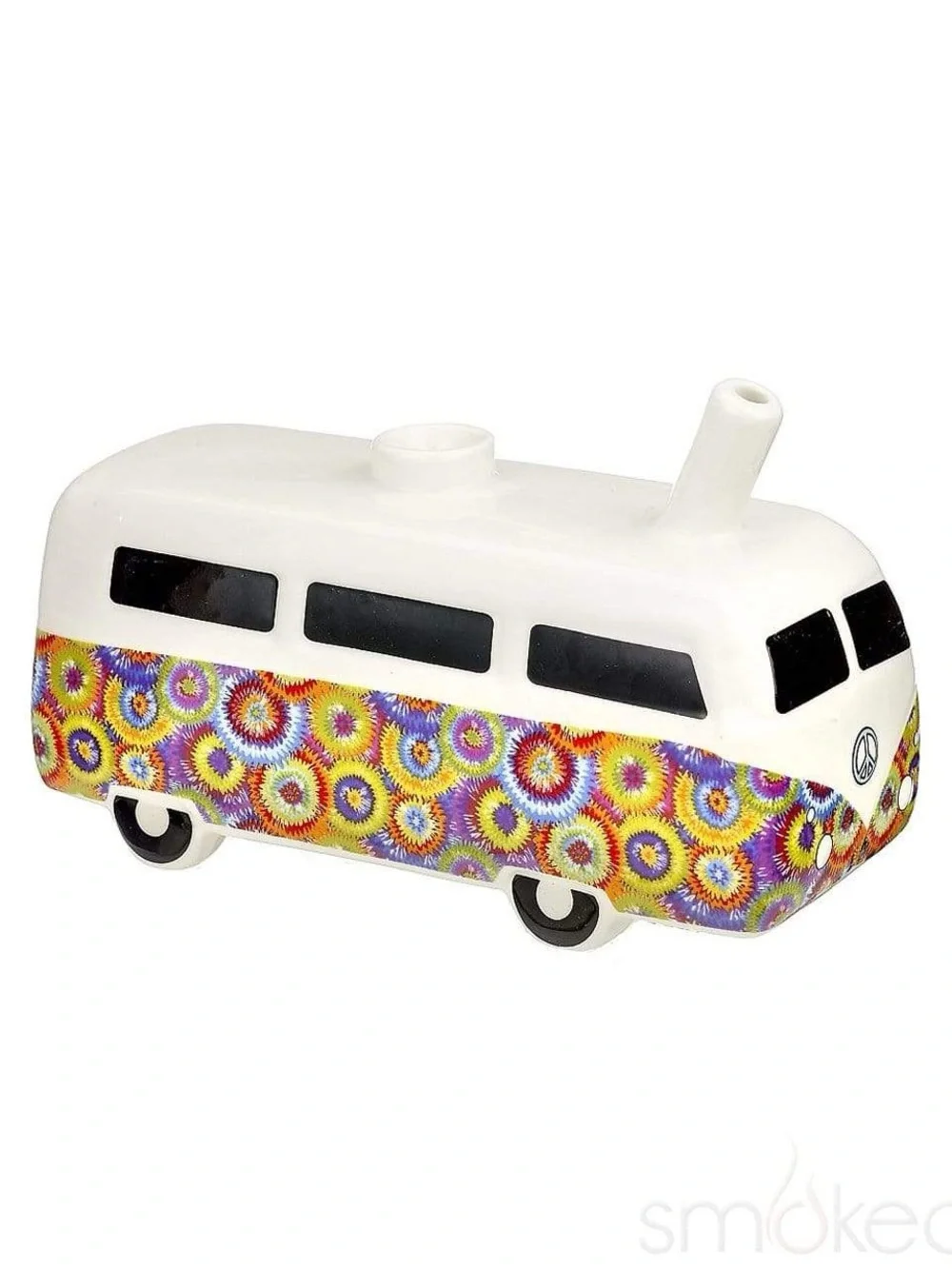Retro Bus Ceramic Vintage Flower Bus Pipe